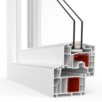 Aluplast Baie vitrée IDEAL® 7000 — fenêtre sur mesure